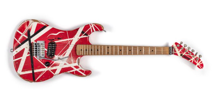 Gitara original di Hot for Teacher di Eddie van Halen a bai pa 3.9 mion dòler na findishi