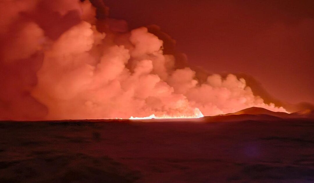 Volkan na Islandia den erupshon despues di vários siman di temblor